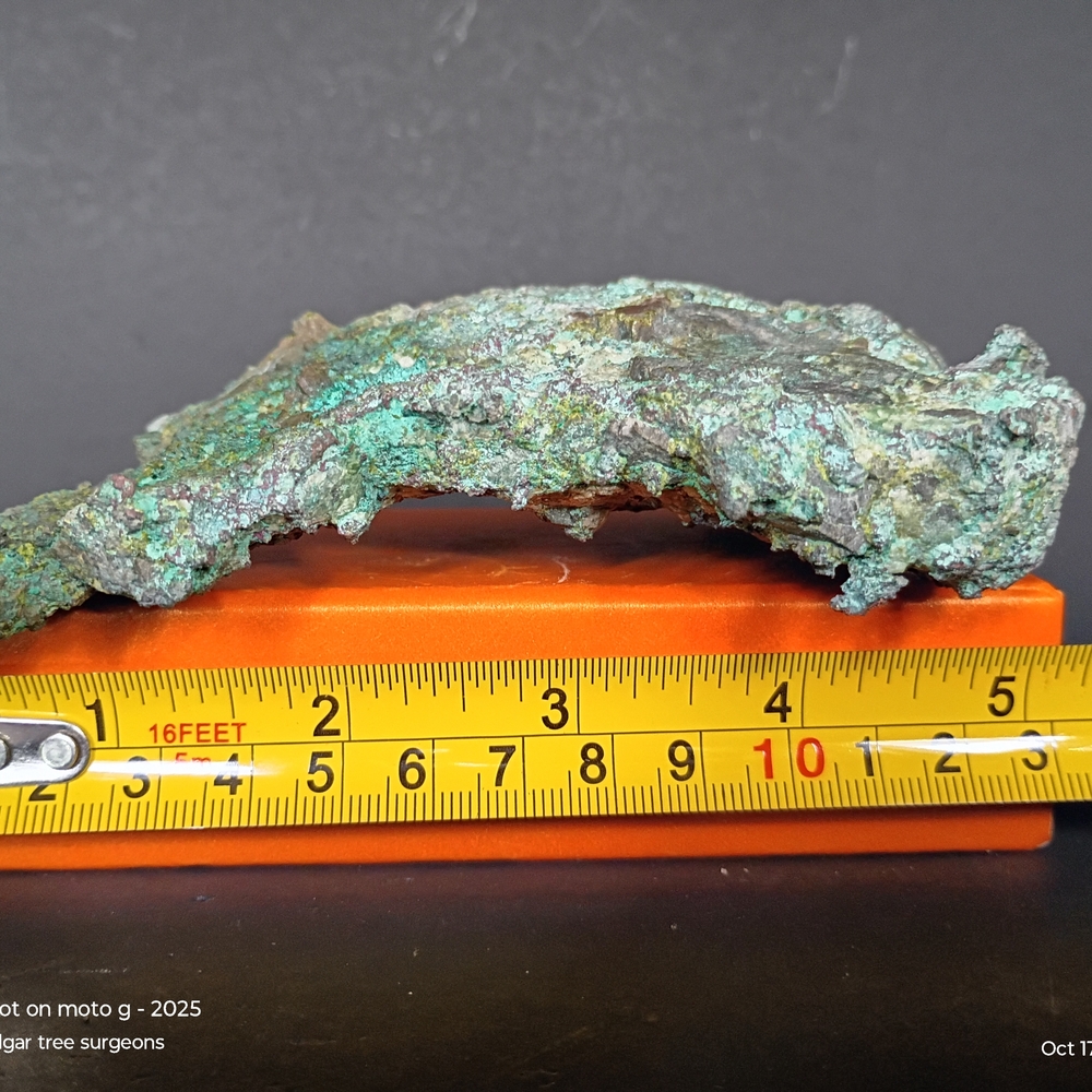 Unique Michigan Upper Peninsula Native Copper Specimen & Quartz